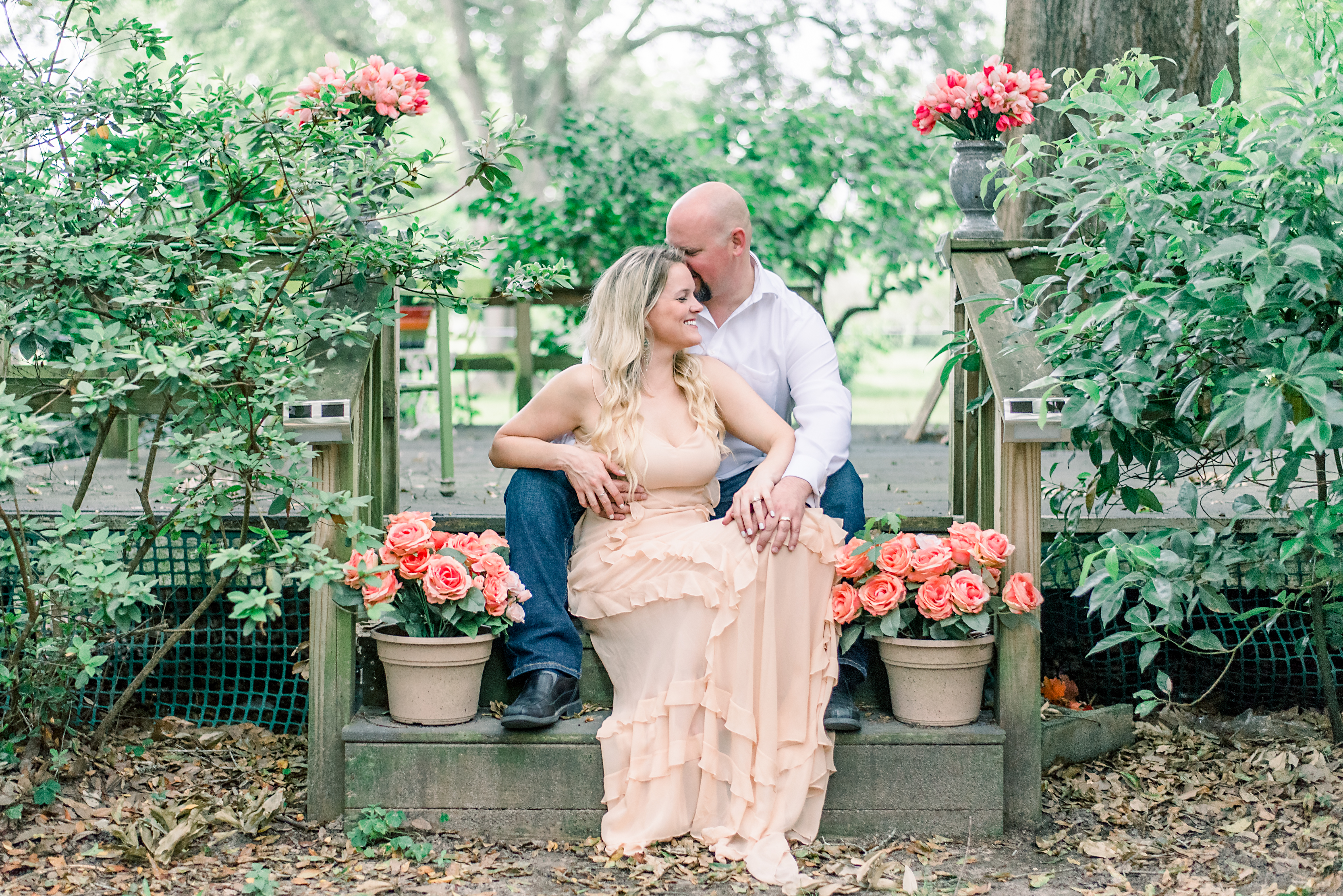 Dreamy Backyard Engagement | Jessica Lucile Photography