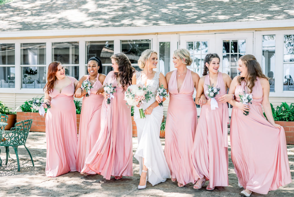 Villa Capri Seabrook Wedding | Bridesmaids | Jessica Lucile Photography