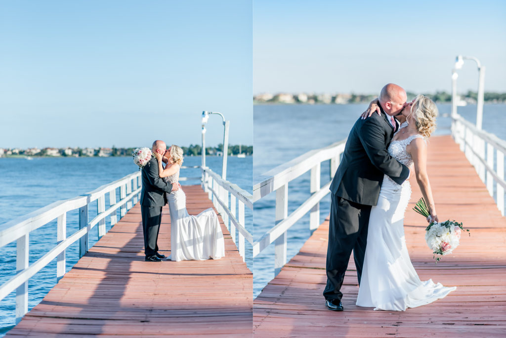 Villa Capri Seabrook Wedding | Erica & Daniel on Pier | Jessica Lucile Photography