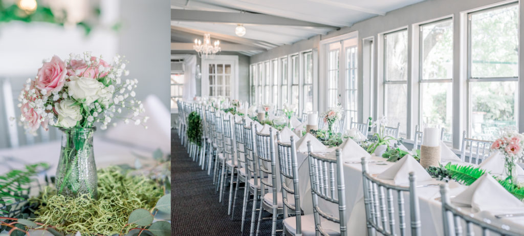 Villa Capri Seabrook Wedding | Reception Decor | Jessica Lucile Photography