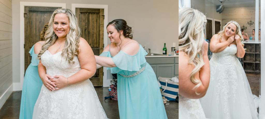 Old Town Spring Wedding | Jessica Lucile Photography | Hochzeit Hall | Bride Getting Dressed
