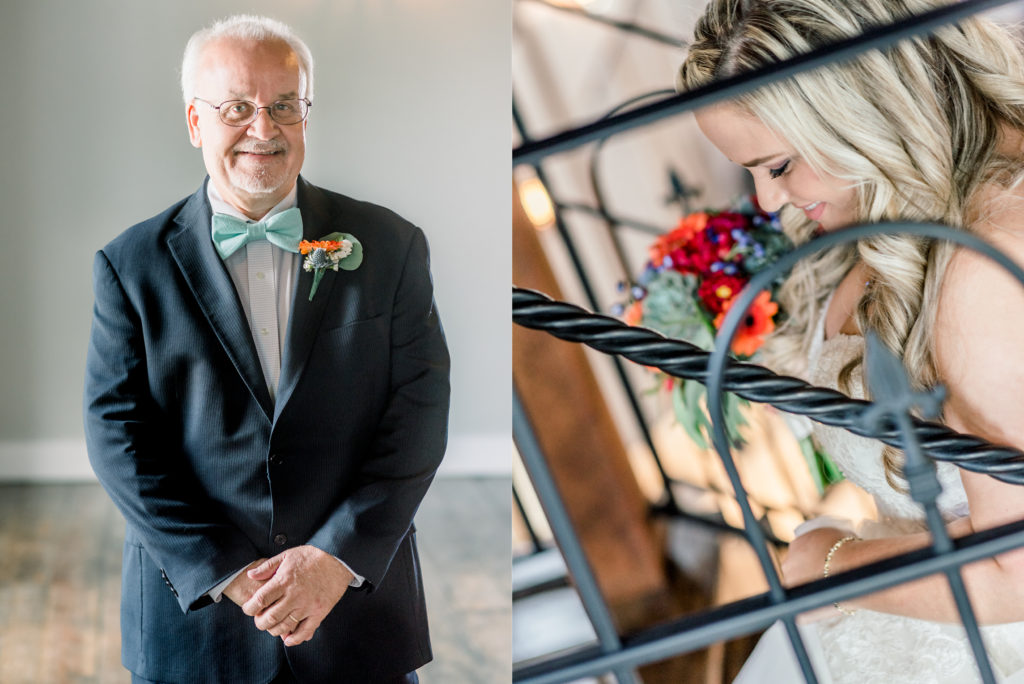 Old Town Spring Wedding | Jessica Lucile Photography | Hochzeit Hall | Father Daughter First-Look