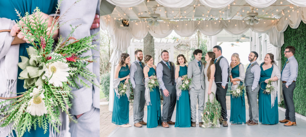 Full Bridal Party | Jessica Lucile Photography | Conroe, Texas Wedding