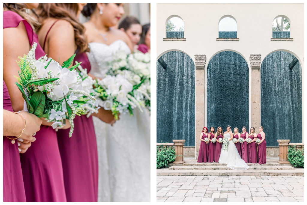 Bride and Bridesmaids | The Bell Tower | Jessica Lucile Photography
